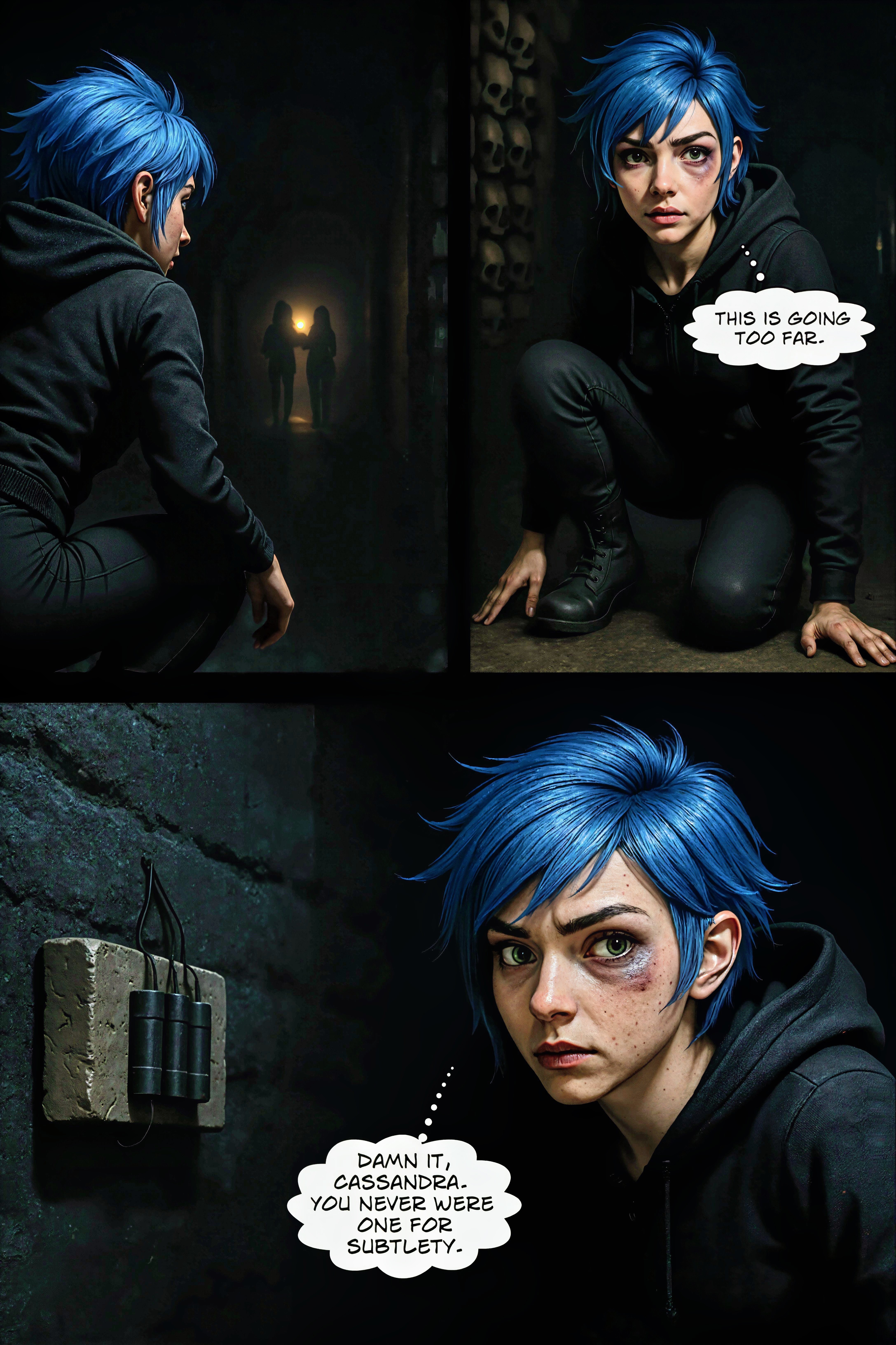 Cipher finds Cassandra's bomb (Page 7)