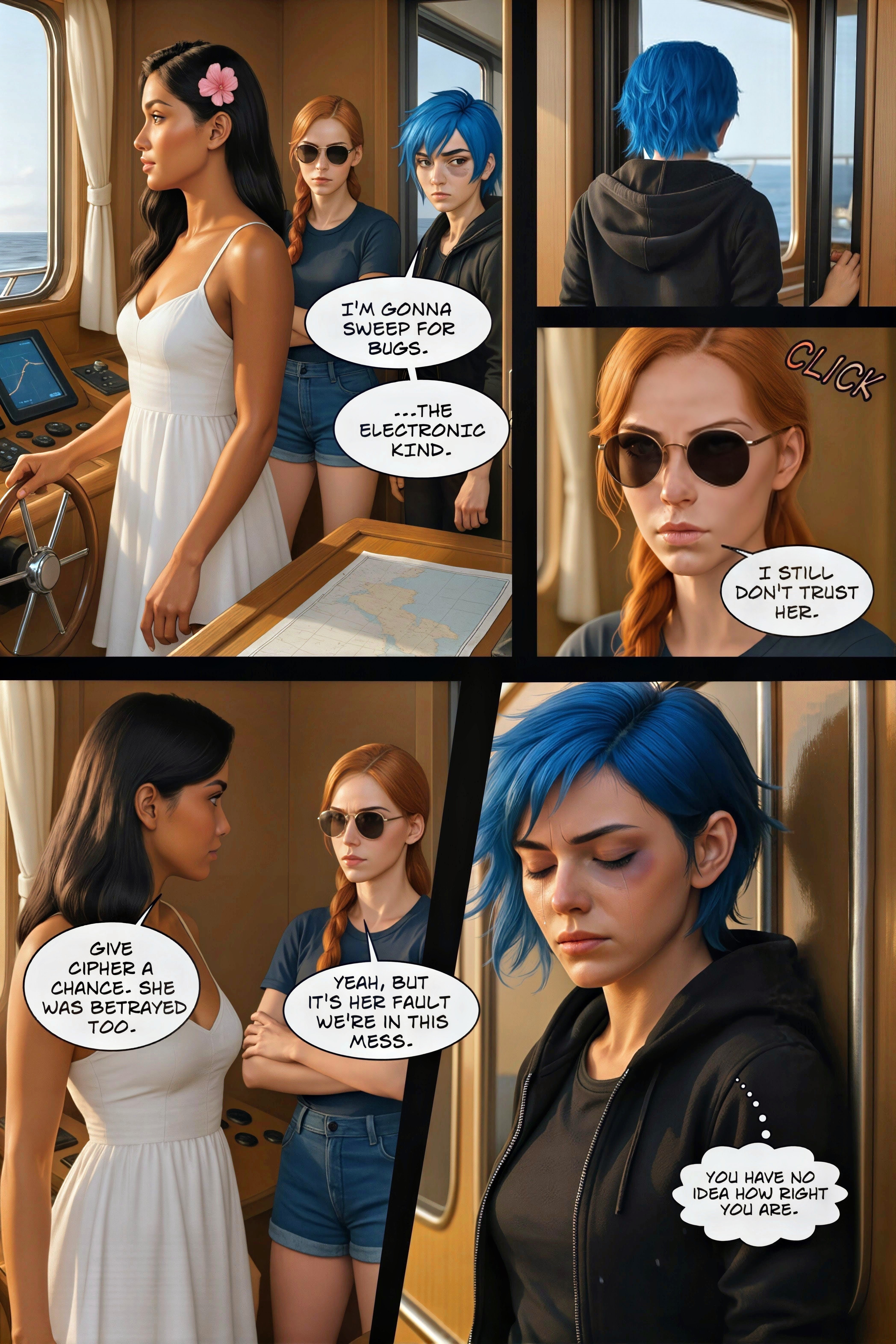 Cipher sweeps for bugs; Rowan voices doubt (Page 4)