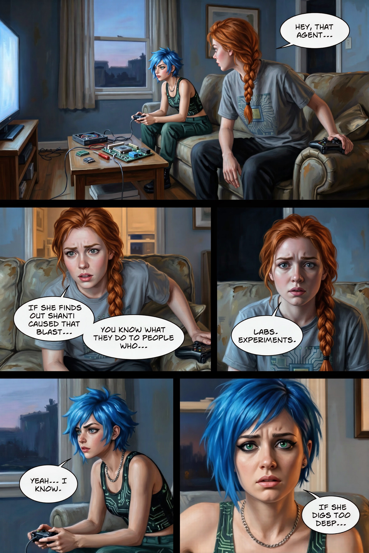Sarah Conversation - Parallel Fears (Page 5)