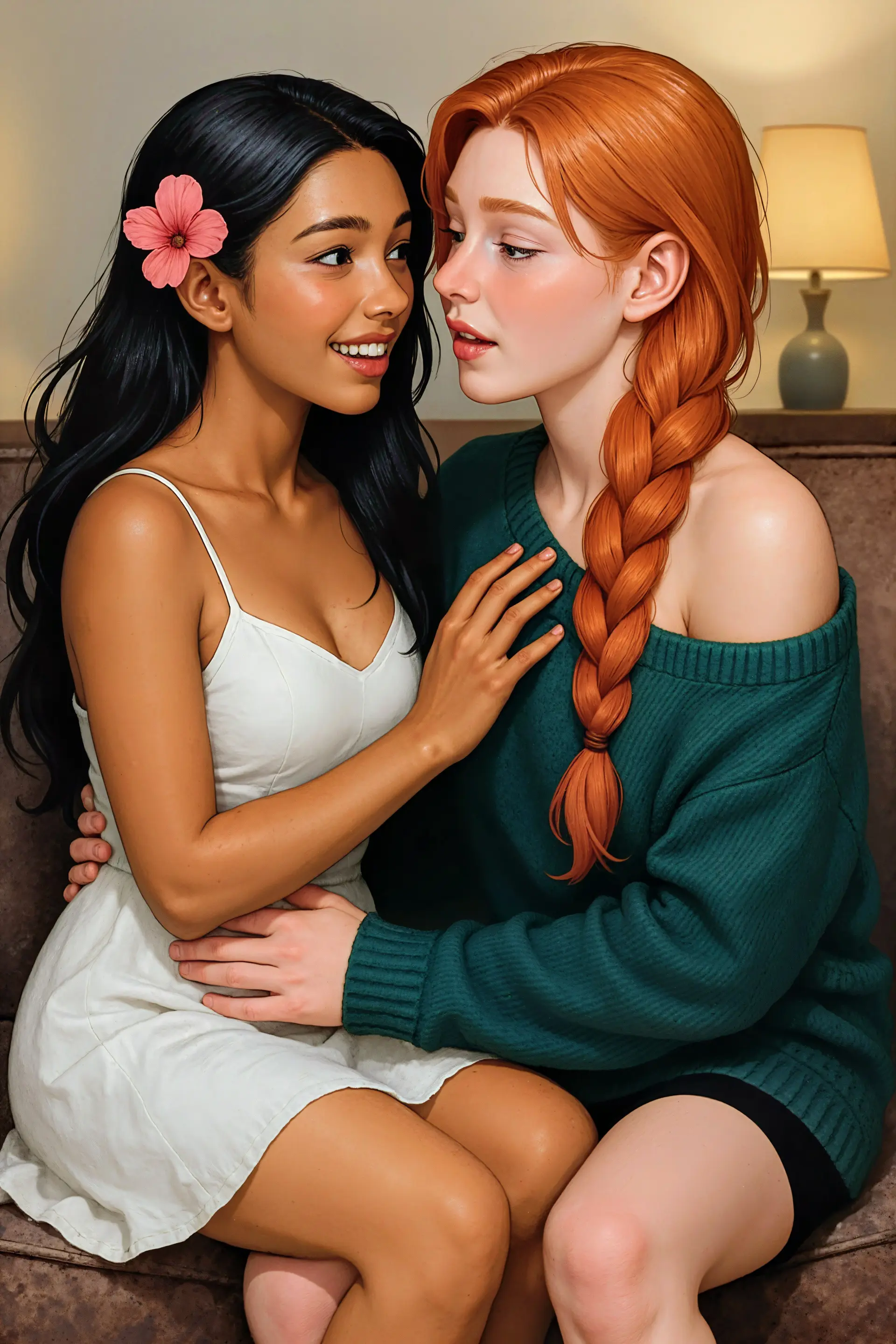 Rowan & Shanti embrace (Page 11)