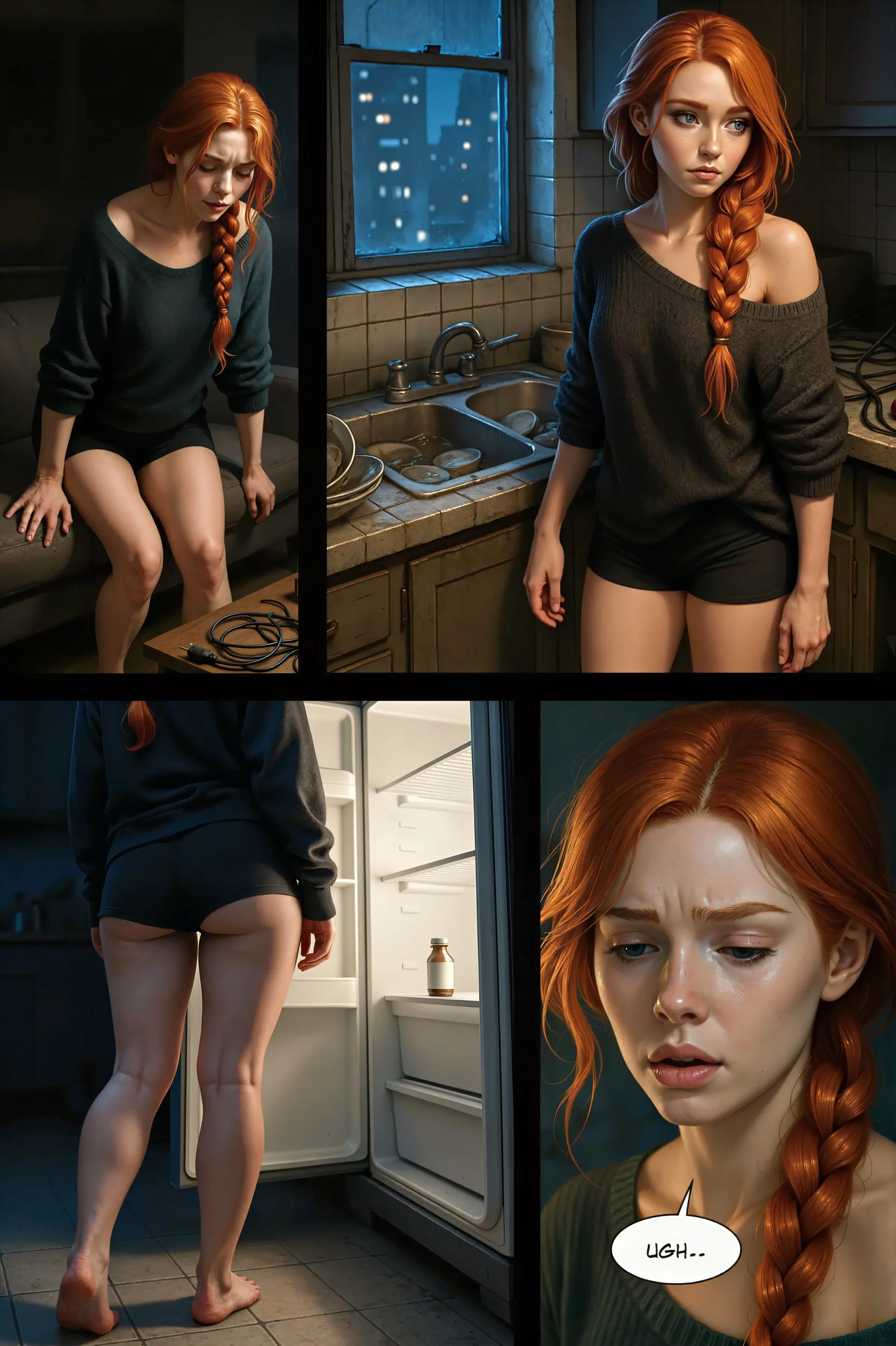 Rowan's messy apartment, no food (Page 3)