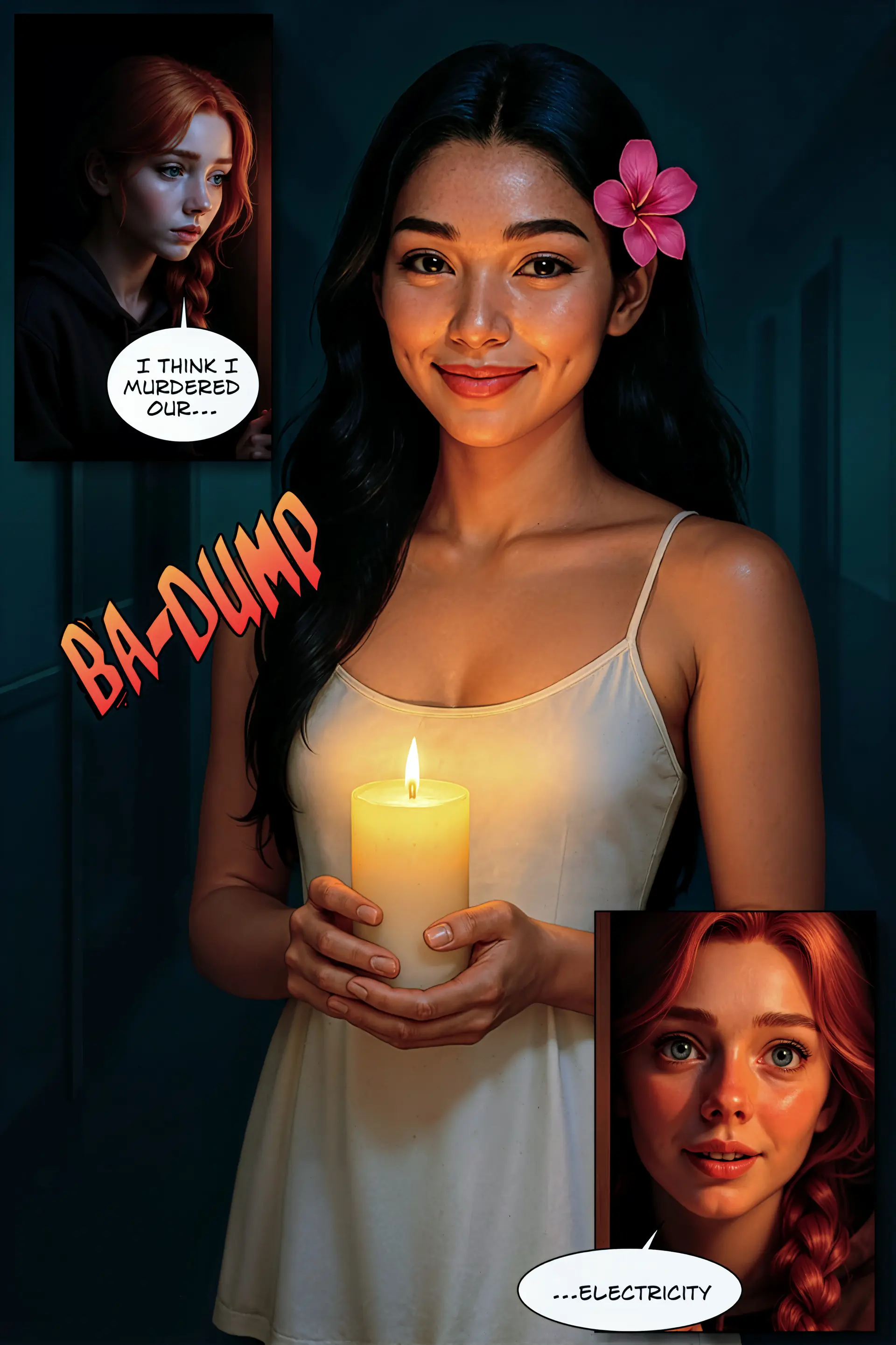 Shanti arrives by candle (Page 6)