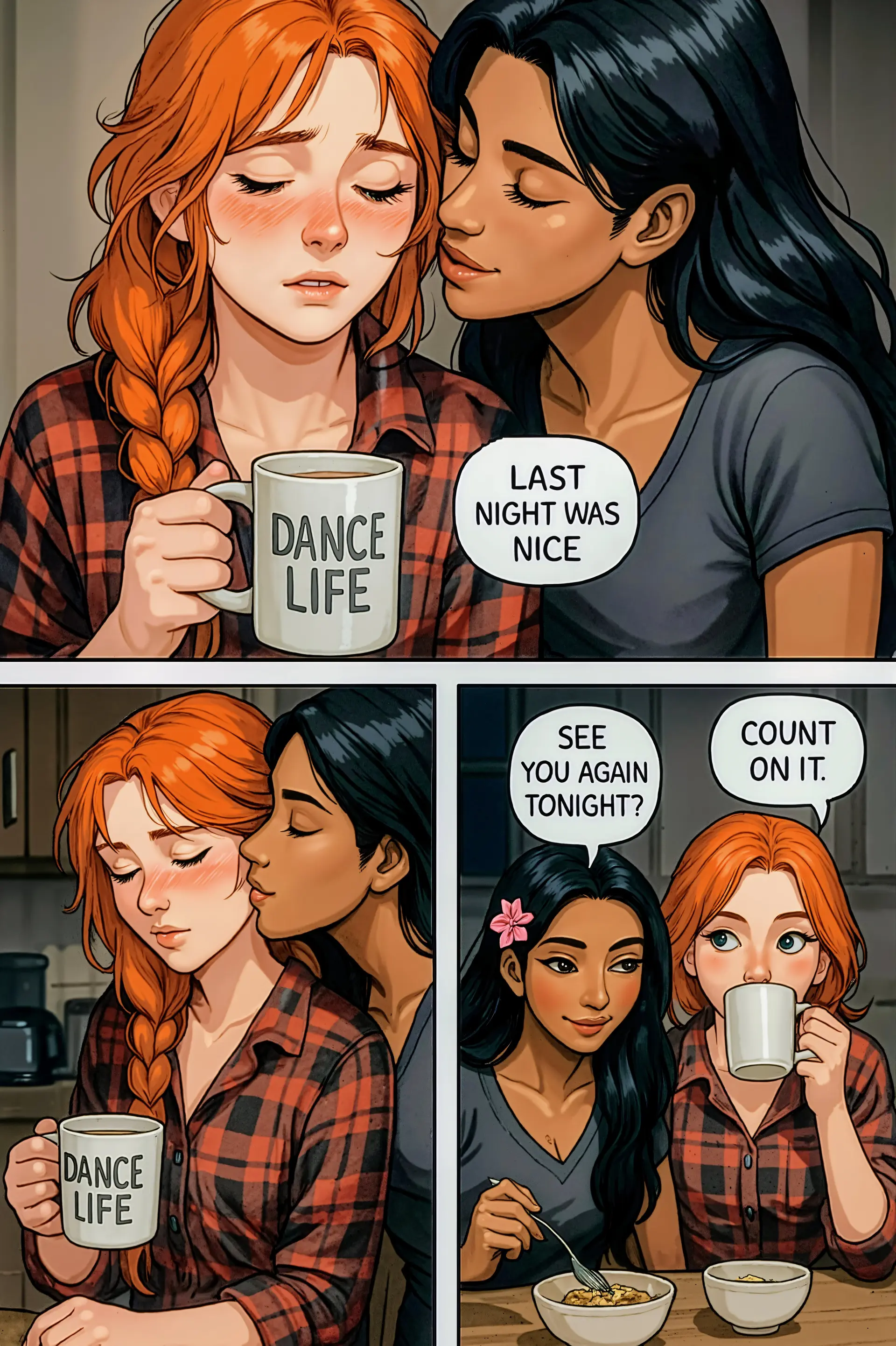 Rowan, Shanti morning after (Page 2)