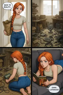 Rowan's comic cliffhanger