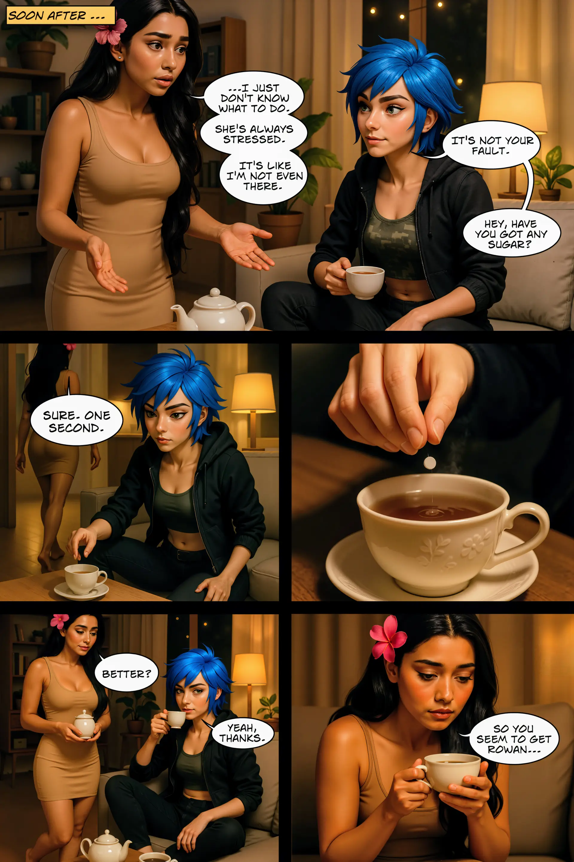 Cipher spikes Shanti's tea (Page 11)
