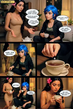 Cipher spikes Shanti's tea
