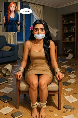 Rowan finds Shanti bound