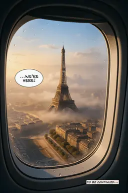 Paris arrival