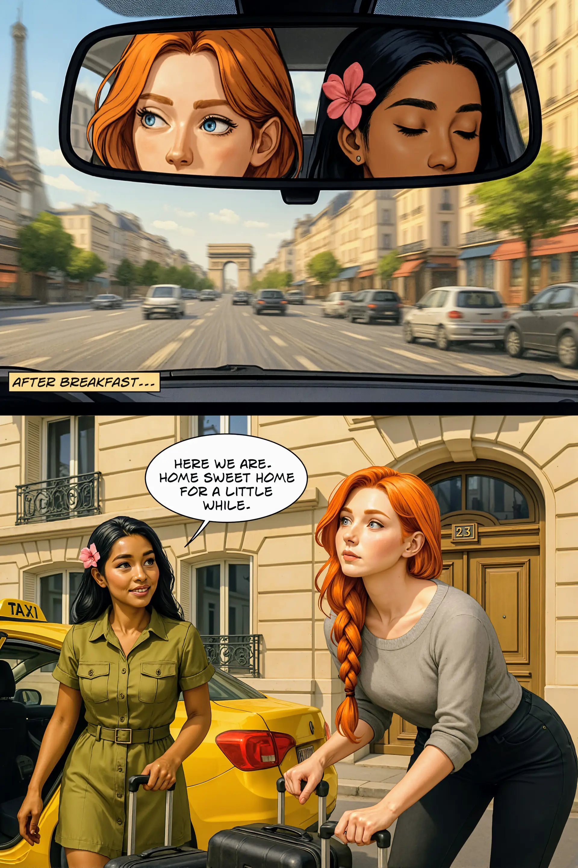 Taxi to Shanti's Paris flat (Page 4)