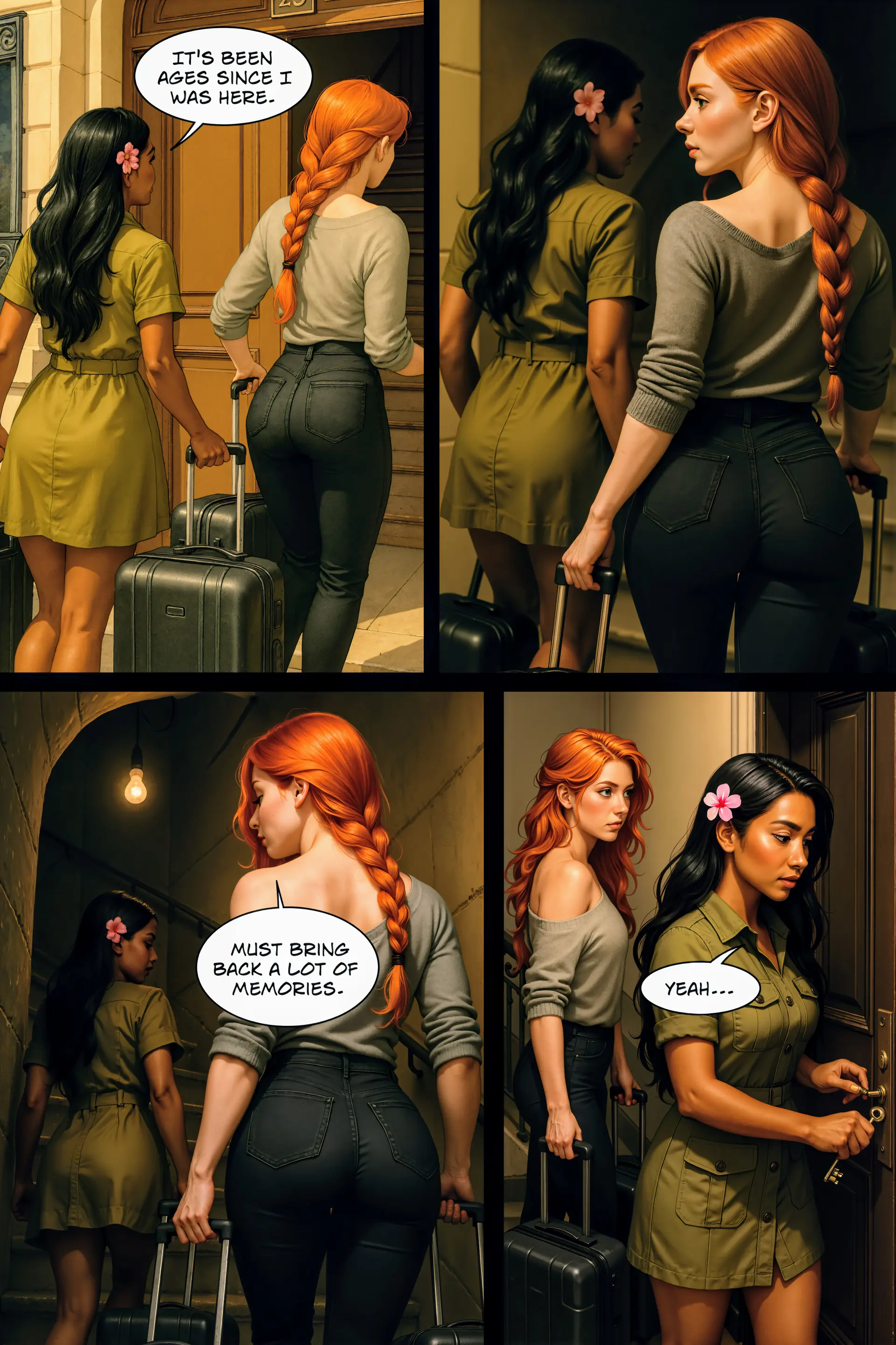 Climbing to Shanti's door (Page 5)