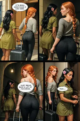 Climbing to Shanti's door