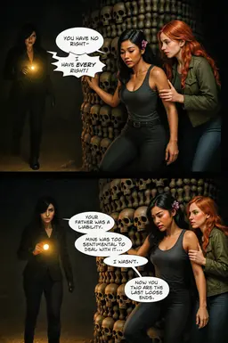 Cassandra boasts about killing father