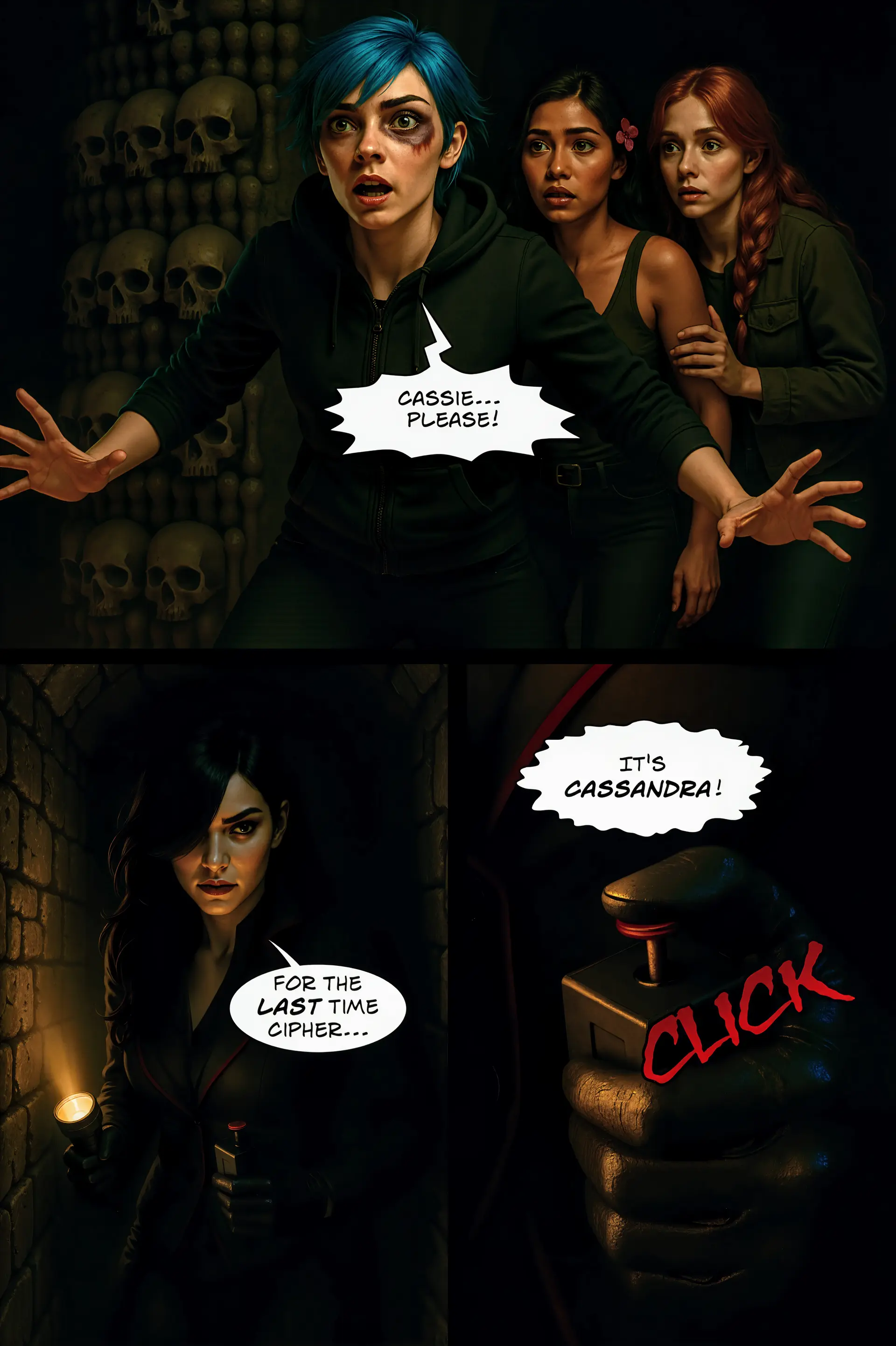 Cassandra triggers bomb (Page 13)