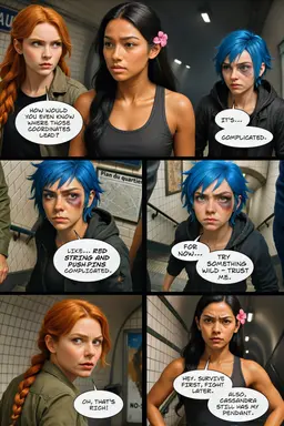 Climbing toward Métro exit