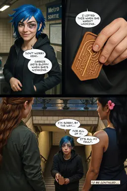 Cipher returns pendant and apologizes