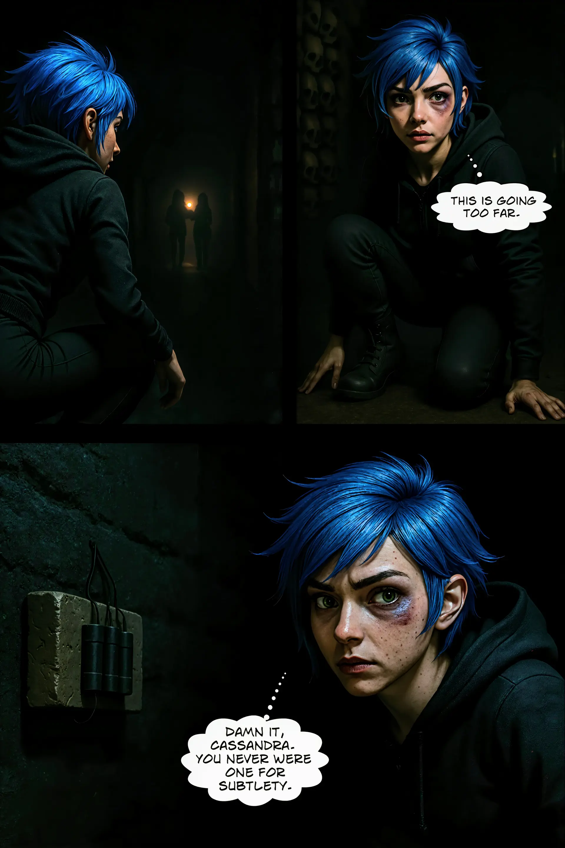 Cipher finds Cassandra's bomb (Page 7)