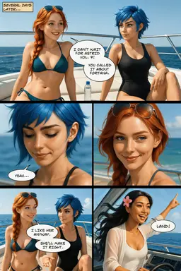 Days later; trust; Land!