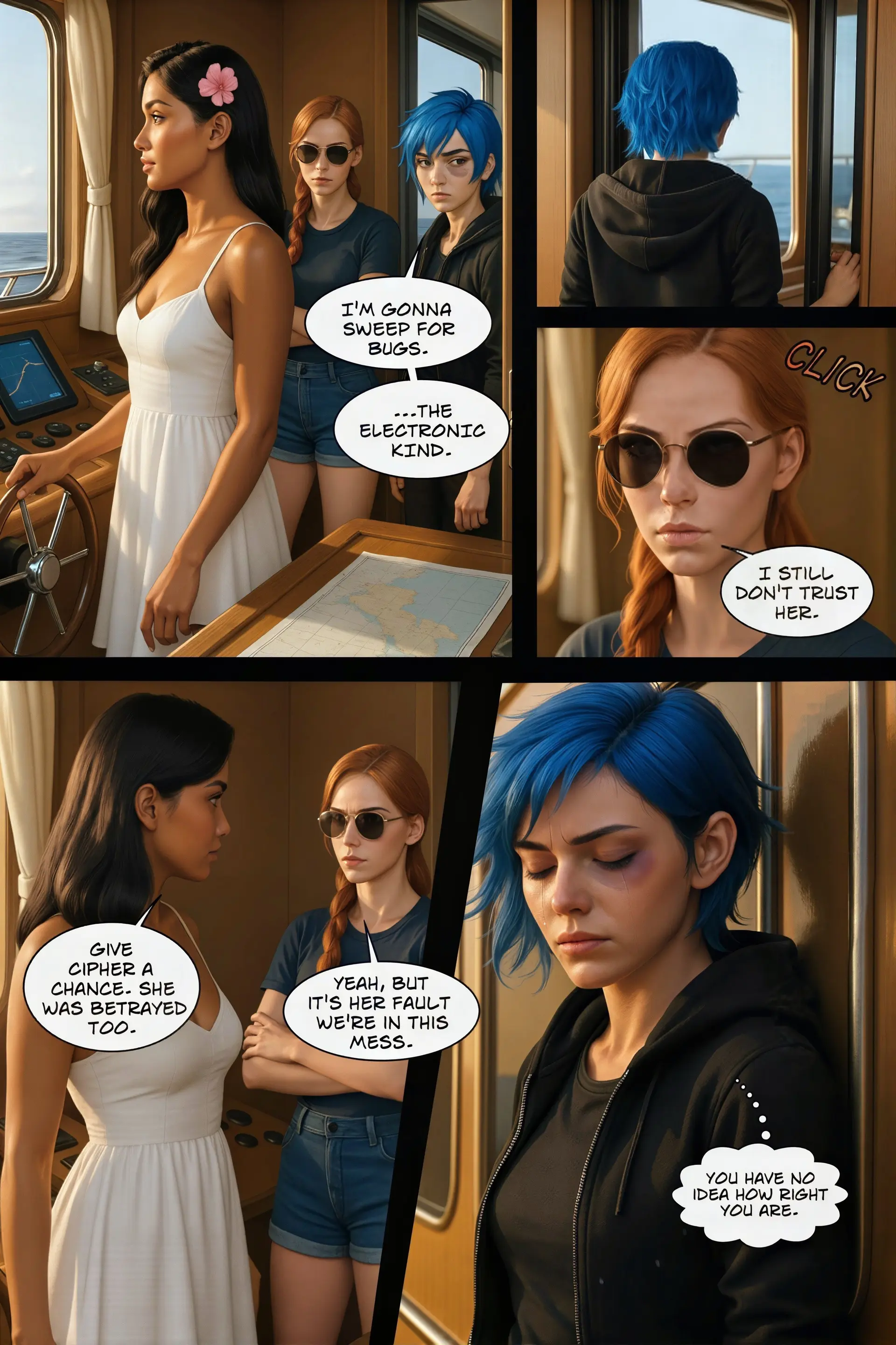 Cipher sweeps for bugs; Rowan voices doubt (Page 4)