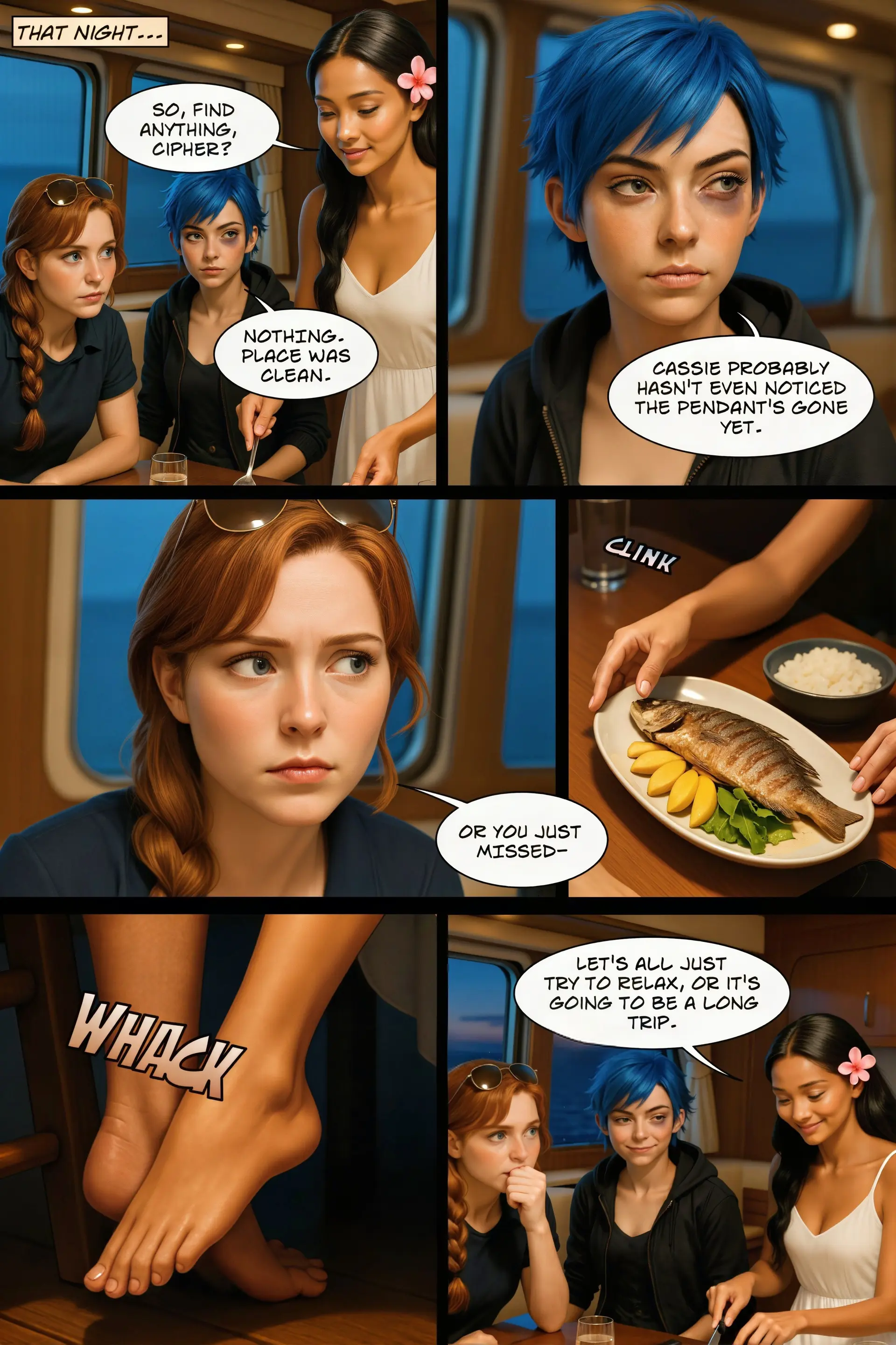 Dinner aboard yacht (Page 5)