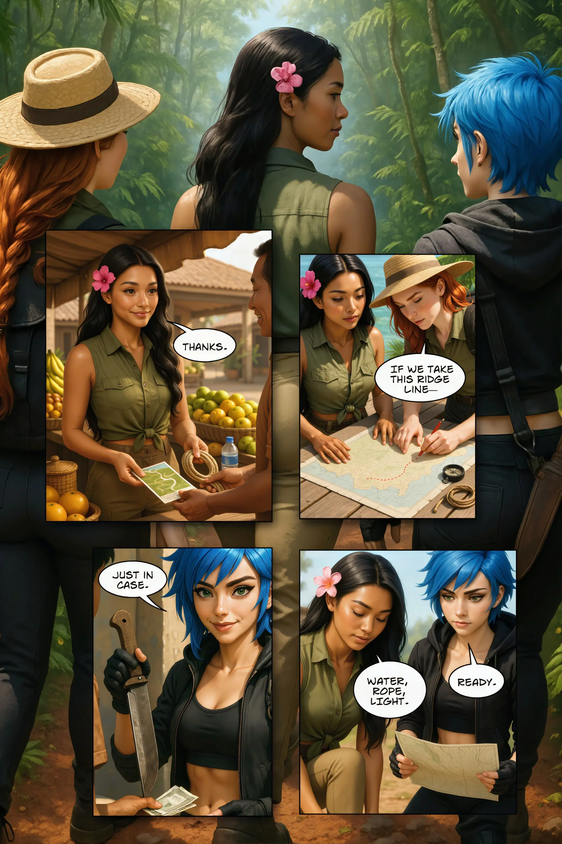 Gear up, get map, plan route (Page 8)